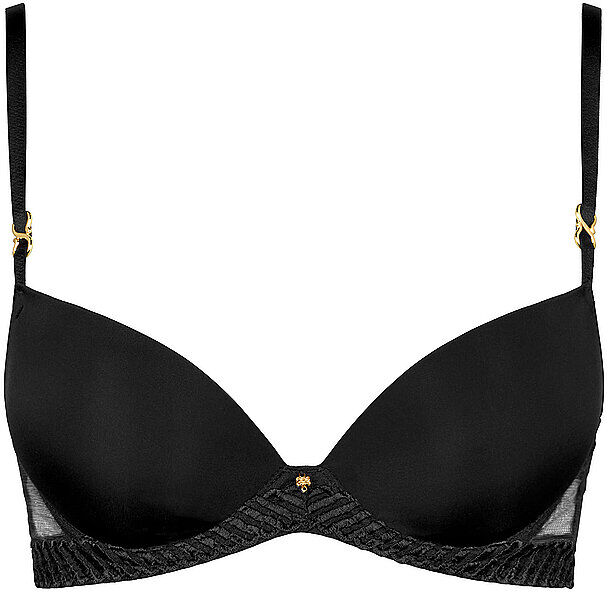 AUBADE Push Up BH SHEER EMOTION black schwarz   75A 75A