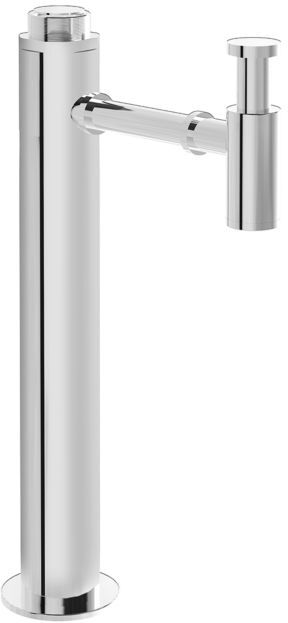 VitrA Plural Stand-Zu-/Ablaufsystem A45160 chrom, kurz, für Waschtisch-Unterbau