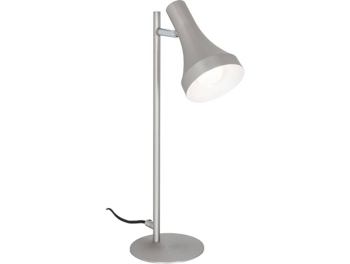 Tischlampe Dea Nickel matt Metall H 38 cm