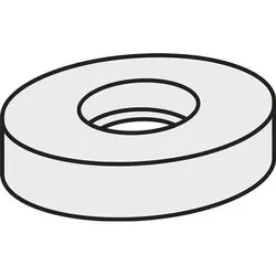 Pramet, Zubehör Maschine, Wendeplatten-Unterlegscheibe ISO SRN 16T3MO:GJ11 Brutto-G.6,85g Farbe Silber - VPE: 10