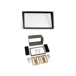 Doppel-DIN 2-DIN Radioeinbaurahmen Opel Agila ab 2004 Autoradio Blende black ...