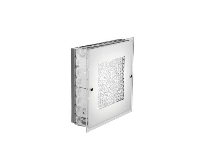Led-Deckenleuchte Orion, Klar, Chromfarben, Metall, Glas, 30x20x30 cm, Eec, ohne Chemie, Lampen & Leuchten, LED Beleuchtung, LED-Deckenleuchten