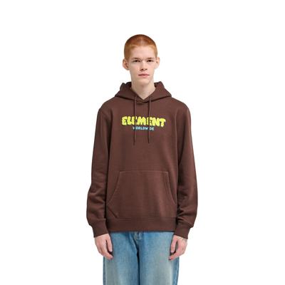 Hoodie ELEMENT "Fluff", Herren, Gr. L, braun (java), Obermaterial: 55% Baumwolle, 25% Baumwolle, 20% Polyester., Sweatshirts Hoodie