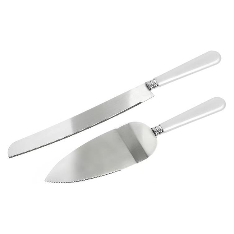 Partydeco Cake knife and a server (1 pkt / 2 pc.) (Tortenheber) (NOZLOP)