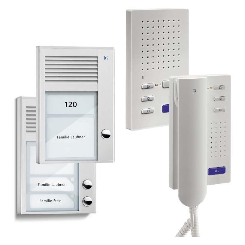 TCS home:pack Audio, Aufputz, Einfamilienhaus, PSC2110-0000 bestehend aus Audio Aussenstation Serie (Kabelgebunden) (PSC2110-0000)