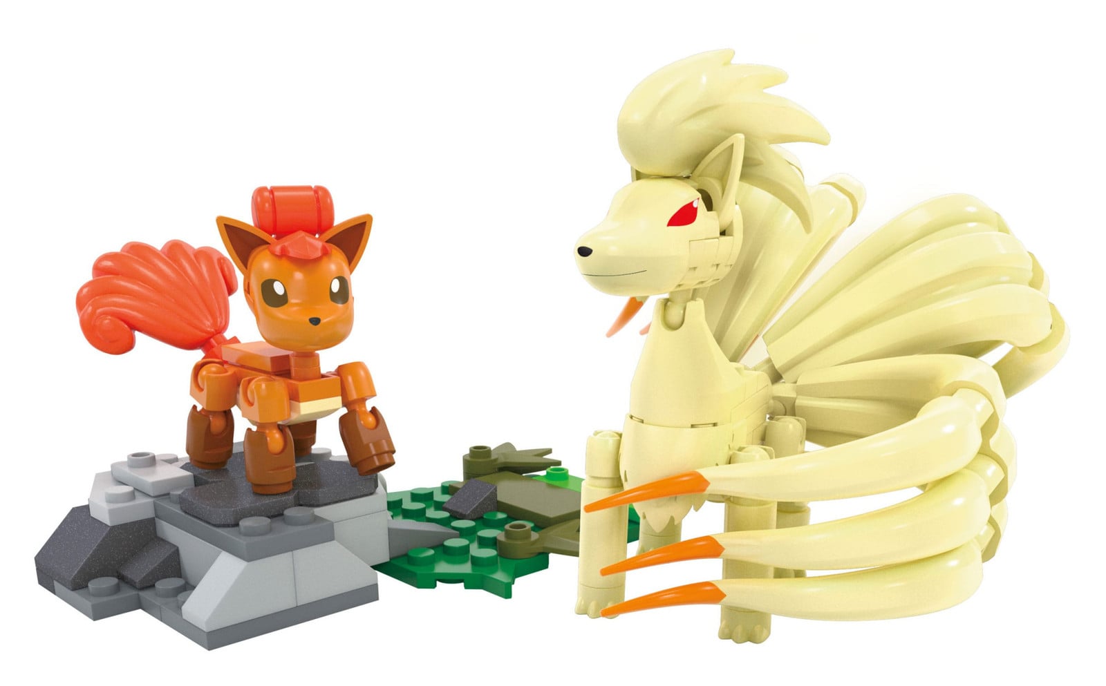 MEGA Pokémon Vulpix Evolutie Set met 2 beweegbare actiefiguren