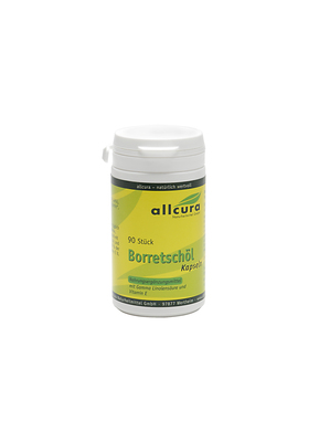 allcura Naturheilmittel GmbH BORRETSCHÖL KAPSELN 90 St 07635078