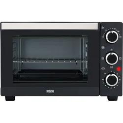 SILVA-HOMELINE MB 1600 Backofen, 15 L, 1200 W, schwarz, Timer