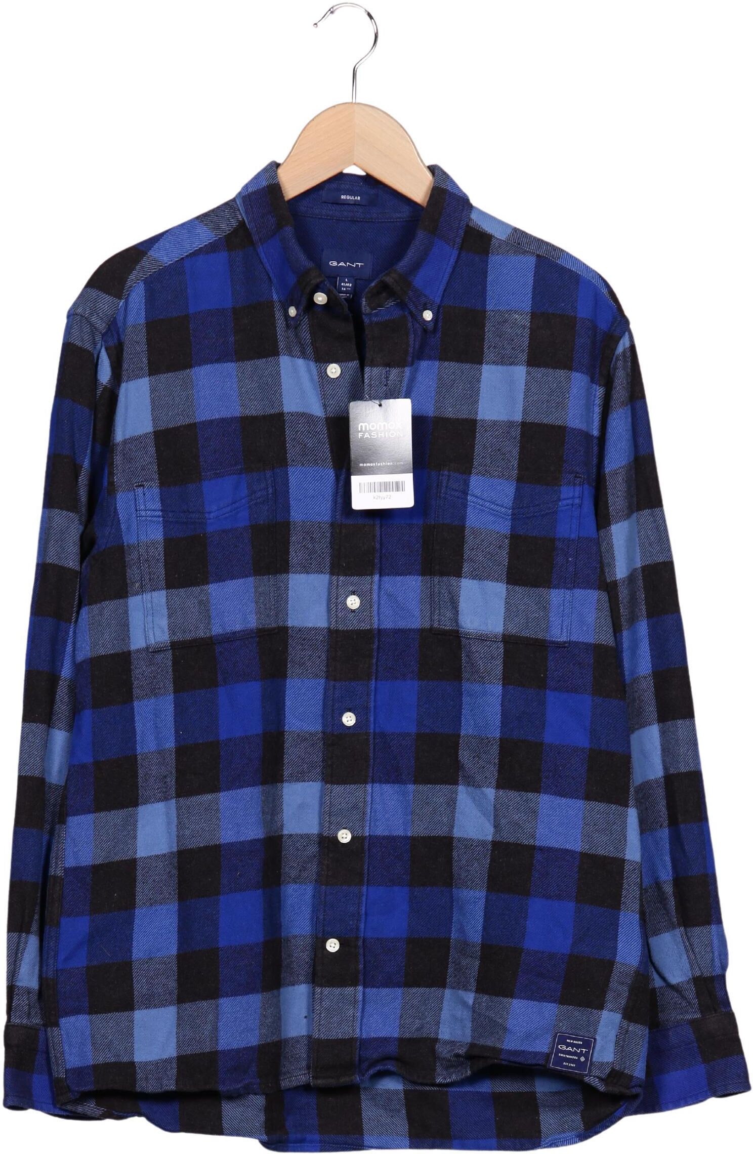 Gant Herren Hemd, Mehrfarbig, Gr. 41, Baumwolle - Second Hand