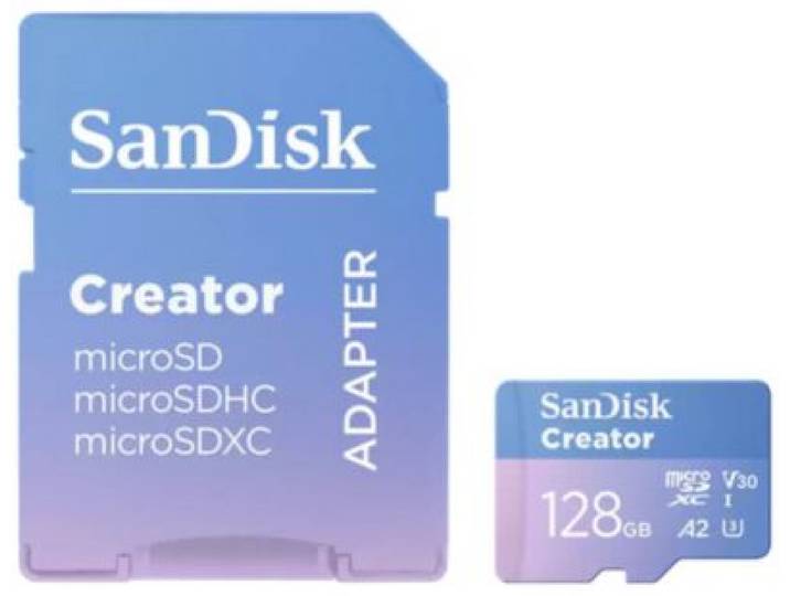 Sandisk - Carte Micro Sd 128go Creator