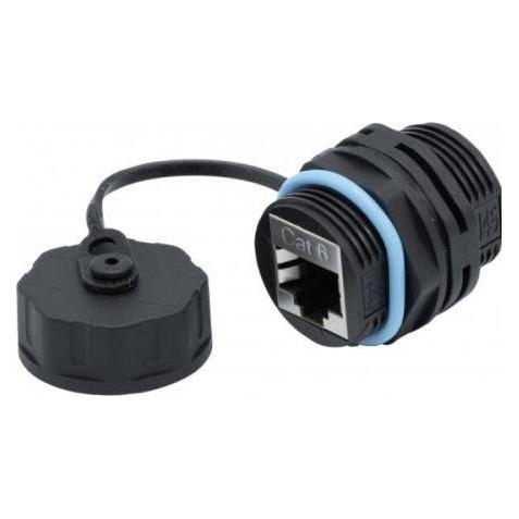 Générique CAT.6 stp industrial coupler w/ cap (Netzwerk Kupplung) (620643)