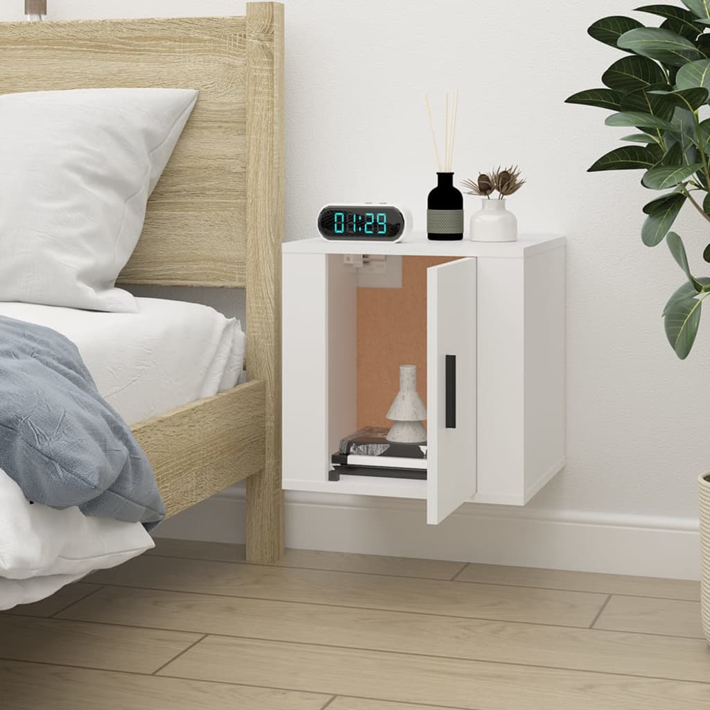 vidaXL Mueble para TV de pared blanco 40x34,5x40 cm Blanco