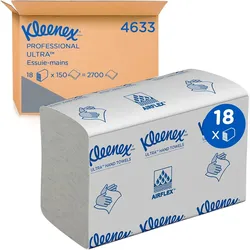 Kleenex Ultra Papierhandtücher Z-falz Weiß 2-lagig U4633100 18 Stück à 150 Blatt