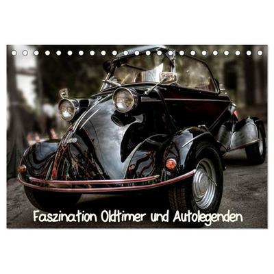 Faszination Oldtimer und Autolegenden (Tischkalender 2026 DIN A5 quer), CALVENDO Monatskalender