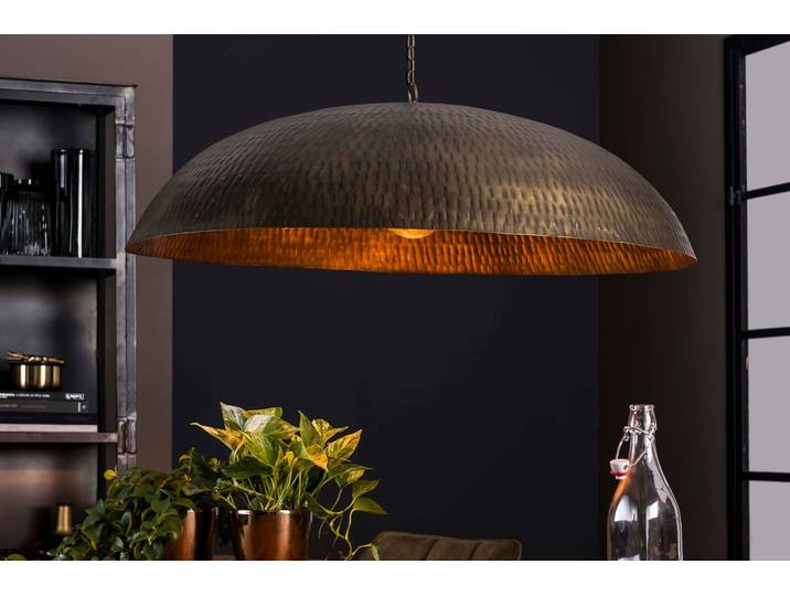 Pendelleuchte „Lykos“ – Mit antiker Bronzeoberfläche aus Metall - Antikbronze - Luxusbetten24