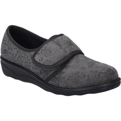 Hausschuh JOSEF SEIBEL "Nice 80, grau", Damen, Gr. 36, grau, Obermaterial: 100% Textilmaterial TEXMAT., Schuhe Hausschuh