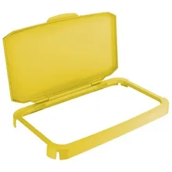 Durable Deckel Durabin Hinged Lid 60 gelb Packung mit 6 Stück