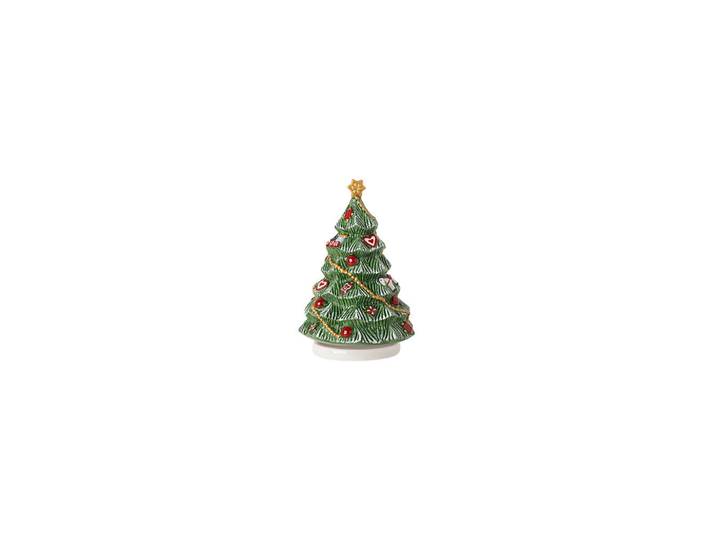 Villeroy & Boch Spieluhr WEIHNACHTSBAUM Nostalgic Melody bunt 15 cm, Mehrfarbig, Keramik, 15.5x15x19 cm, Dekoration, Weihnachtsdekoration