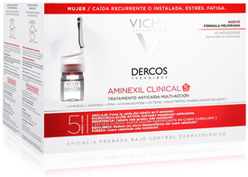 Dercos Ampolas Aminexil Clinical 5 Mulher 42 42 x 6 ml