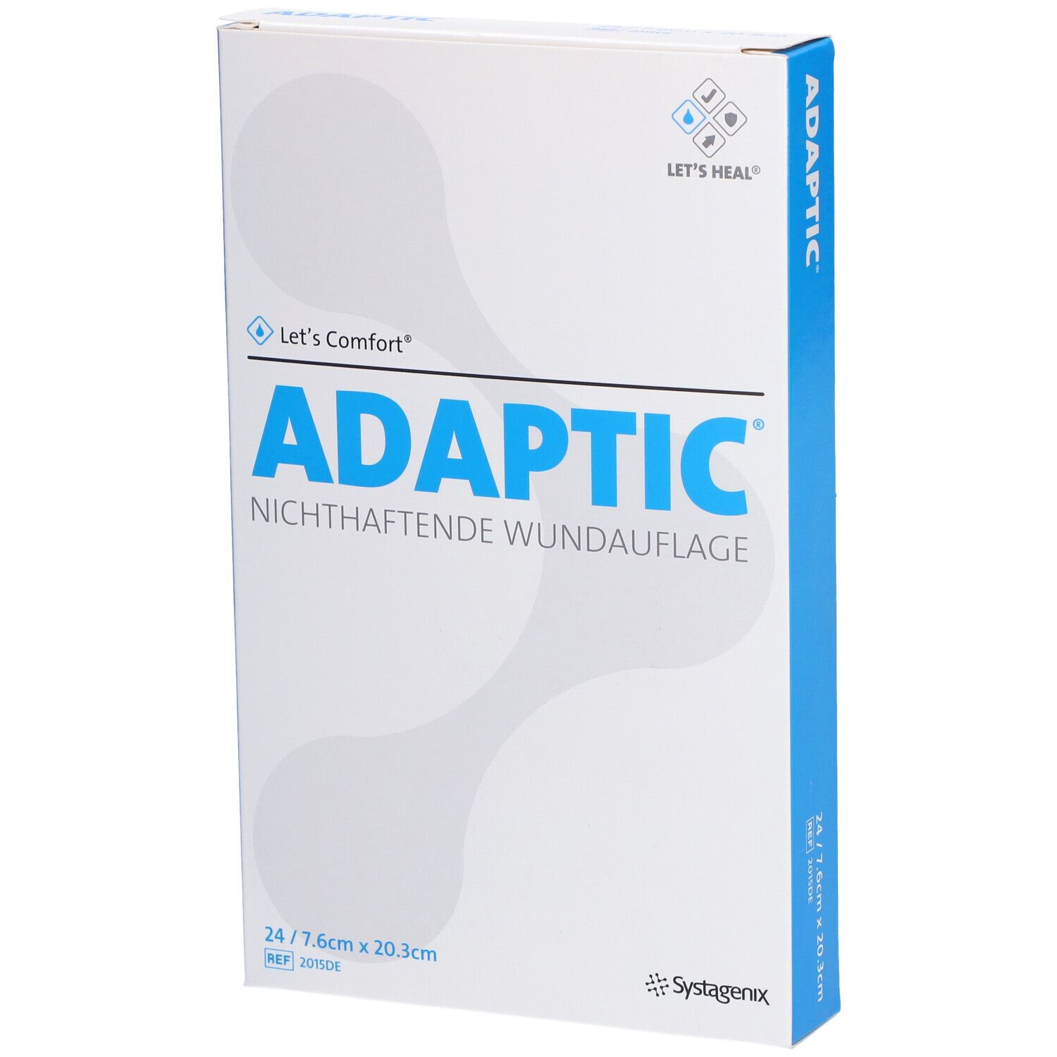 Adaptic 7,6x20,3 cm feuchte Wundauflage 2015De 24 St Verband