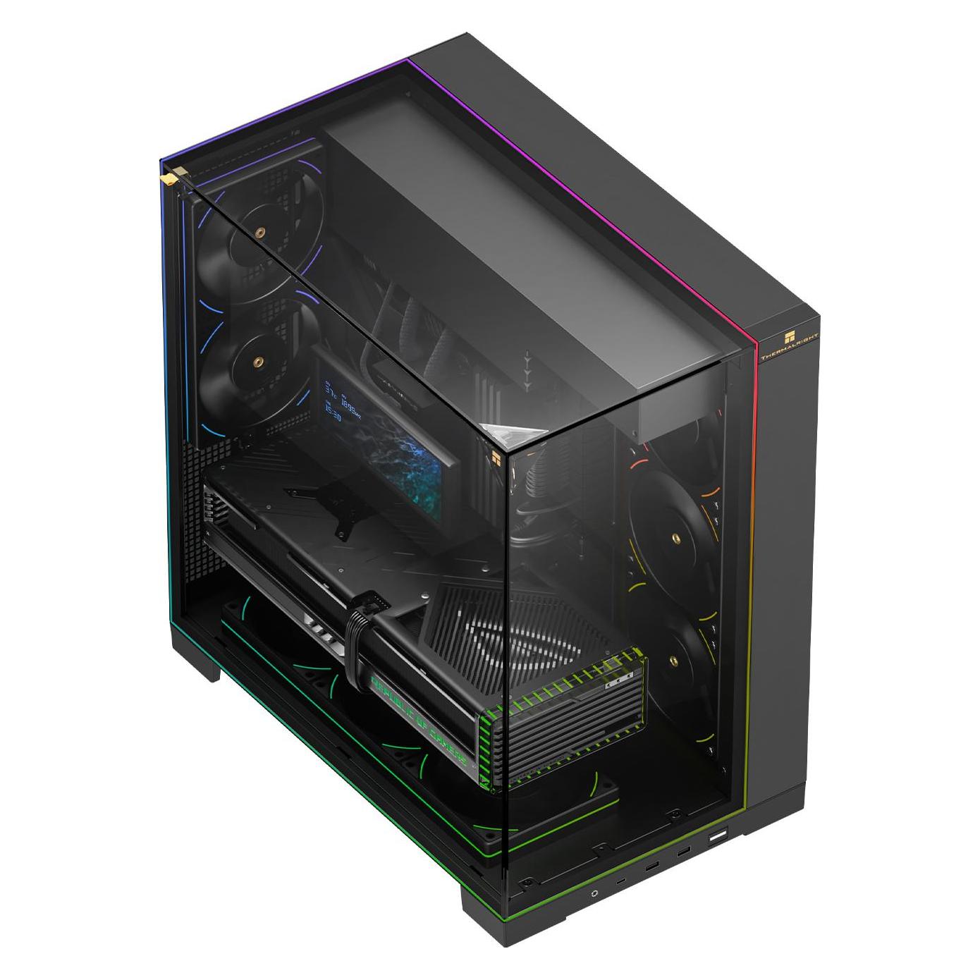 Thermalright Obudowa A70 czarna ARGB (ATX, mATX, Mini-ITX) (A70 Black ARGB)