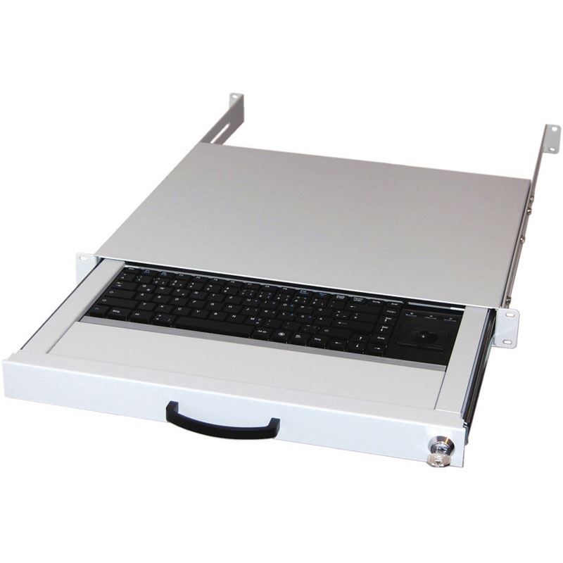 Equip Tastaturschublade US-ASCII grau, RAL7035