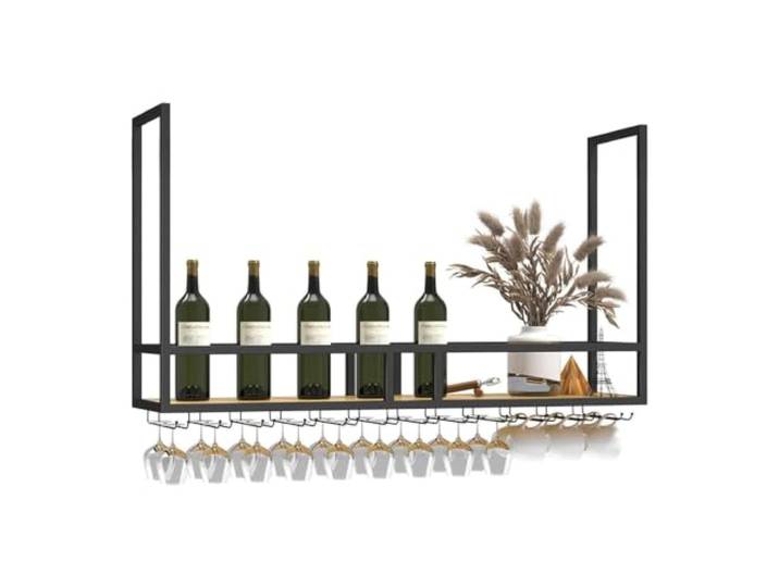Failjierue Industrielle Weinregale, Flaschenhalter oder Kelchregal Stemware Rack Restaurant Cafe Küche Organisation und Lagerung Weinglas Regal
