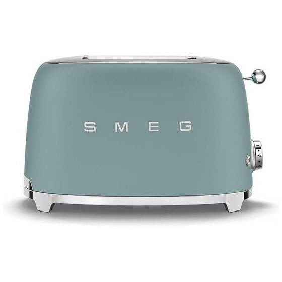 Smeg TSF01EGMEU Broodrooster 2x2 Smaragdgroen Mat