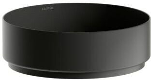 Laufen UNISONO Waschtisch-Schale H512UO27161121 325x325x106 mm, ohne Armaturenbank, ohne Hahnloch, ohne Überlauf, schwarz matt
