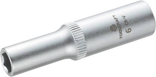 TOOLCRAFT Steckschlüssel-Einsatz 6,3mm (1/4") 816095 Schlüsselweite 6mm