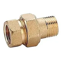 Opal R18 Radiatorverschraubung R18Y003 Messing, 1/2", IG/AG, Durchgang