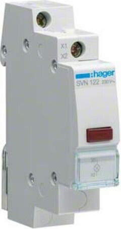 Hager Voyant LED rouge, 230VAC SVN122 (SVN122)