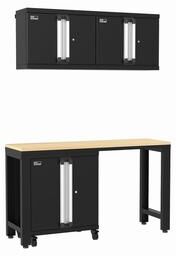 ClosetMaid ProGarage 4-pc. Storage Cabinet & Workbench Set