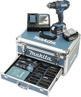 makita DHP482RFX9 Akku-Schlagbohrschrauber-Set 18,0 V, mit 2 Akkus
