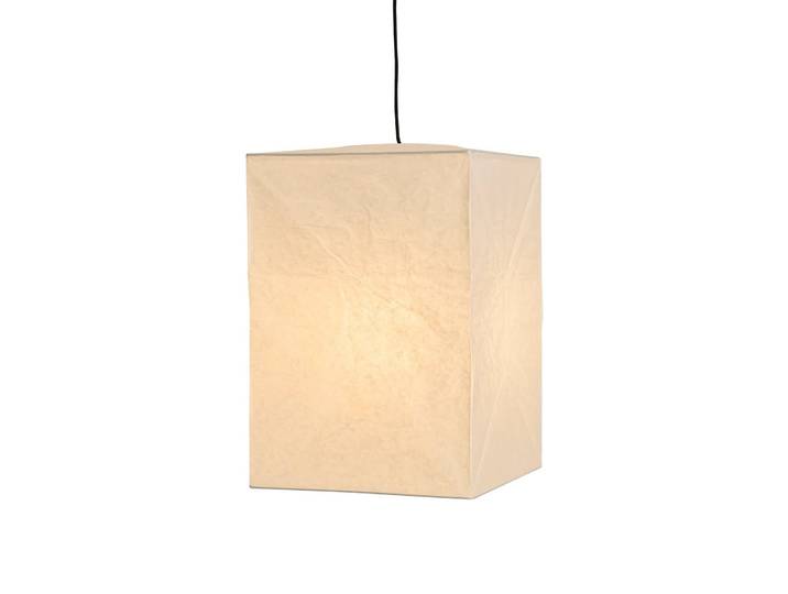 HAY Lampenschirm Cube, Höhe 55 cm, weiß, Papier Cube, weiß / opal, Papier / Lunolit / Lunopal, Design