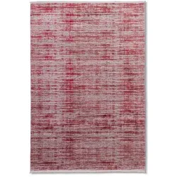 Webteppich Etena 133 x 190 cm Mischgewebe Rot