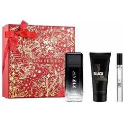 Carolina Herrera, Beauty Geschenkset, 212 VIP BLACK EDP 100+ GEL 100+EDP 10 (Parfum Set)