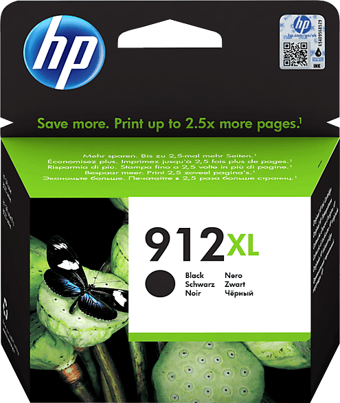 Cartucho de tinta - HP 912 XL, Negro, 3YL84AE