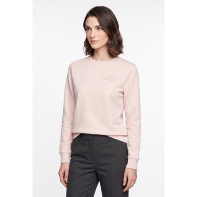 Gant "REG TONAL SHIELD C-NECK SWEAT", Ton in Ton Stickerei, Rundhals