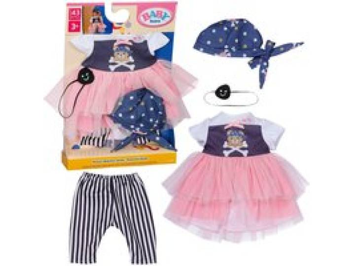 Puppen Outfit Piratenmädchen 43cm
