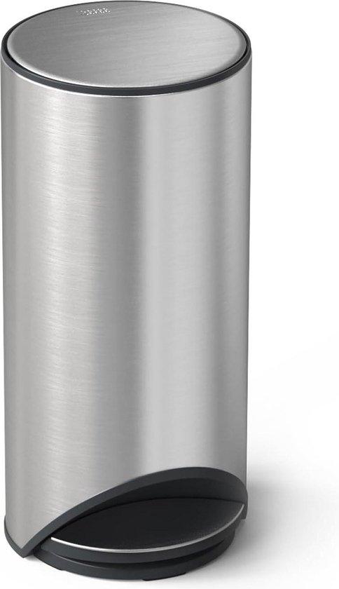 Abfallbehälter 30L mit Soft-Close Deckel - Fingerabdruckfrei, Herausnehmbare Inneneimer