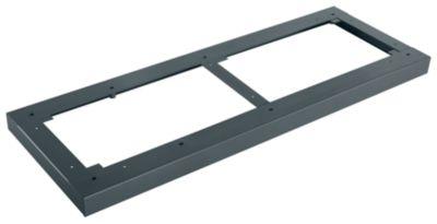 Schäfer Shop Genius Stahlsockel TETRIS WOOD, für Regale/Schränke B 1000 mm, anthrazit