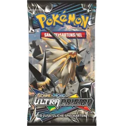 Pokemon Sonne & Mond Ultra Prisma 10 Sammelkarten, sortiert