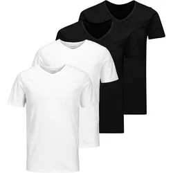 JACBASIC V-NECK TEE 2PK Herren T-Shirt