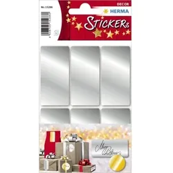 HERMA Silberetikett 15286 26x54mm 18 St./Pack.