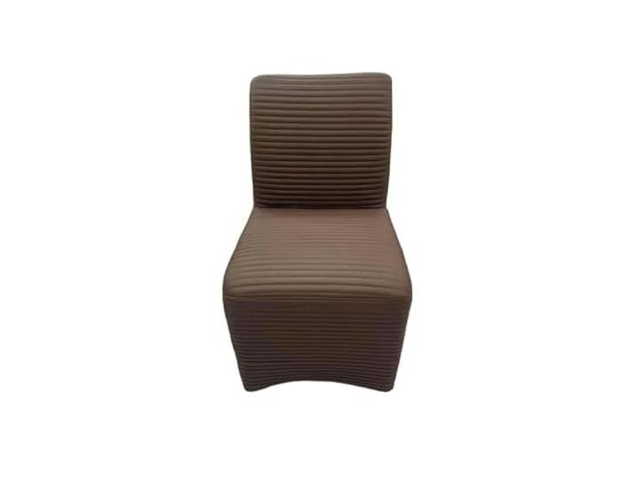 DIANXI Lounge-Sessel Italienischer moderner minimalistischer Stuhl aus italienischem Käfigstoff, stilisierter Baumwolle und Edelstahl