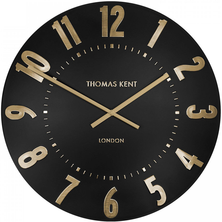 Gallery Direct Wall Clock Black 51cm H x 51cm W x 4.40cm D