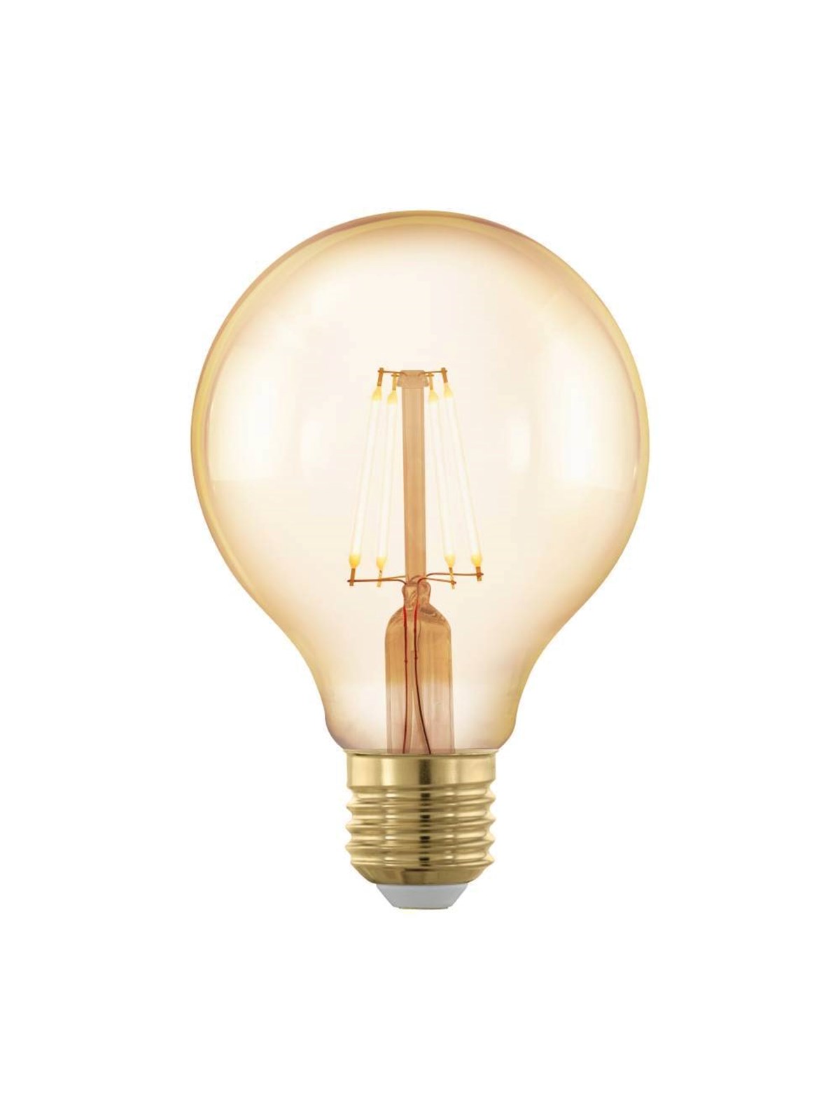 EGLO LED-Lampe G80 Globe 4.5W/822 400 lumen amber 3-step E27