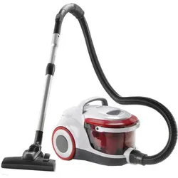 Gorenje VCEB01GAWWF 3 L Cylinder vacuum Dry Bagless, Staubsauger, Weiss, Rot