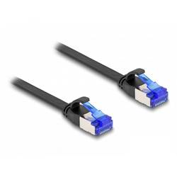 Delock 80176 RJ45 Patchkabel CAT 6a U/FTP 2.00 m Schwarz 1 St.